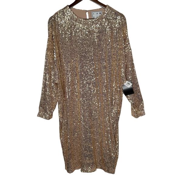 In the Mood for Love Elisa Sequin Gold Dress size XS - Picture 2 of 6
